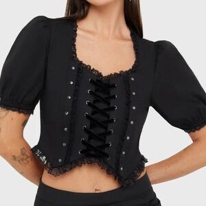 Killstar ethelred corset top Its black friday collection NWT